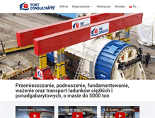 Tablet Screenshot of port-consultants.com.pl