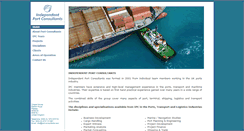 Desktop Screenshot of port-consultants.com