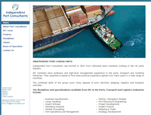 Tablet Screenshot of port-consultants.com